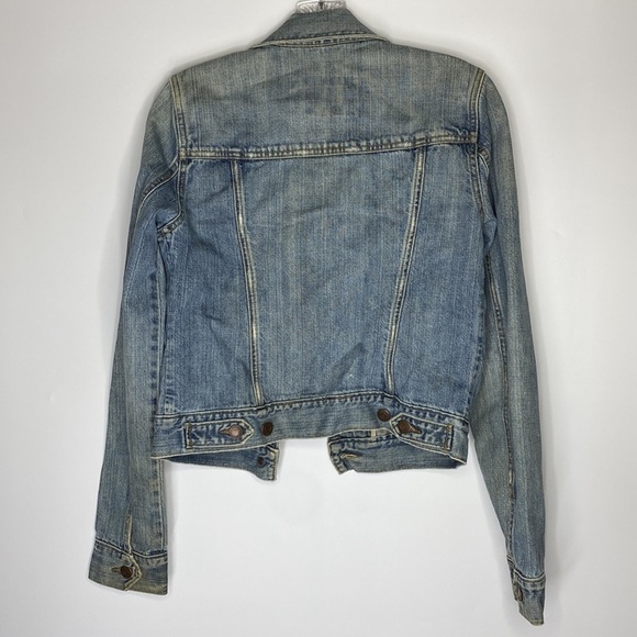 Vintage Abercrombie & Fitch Denim Jean Jacket Size Medium - Picture 2 of 7
